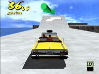 une photo d'Ã©cran de Crazy Taxi sur Sega Dreamcast